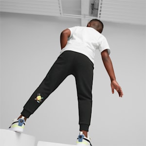 Pants PUMA x BOB ESPONJA T7 para niños, PUMA Black